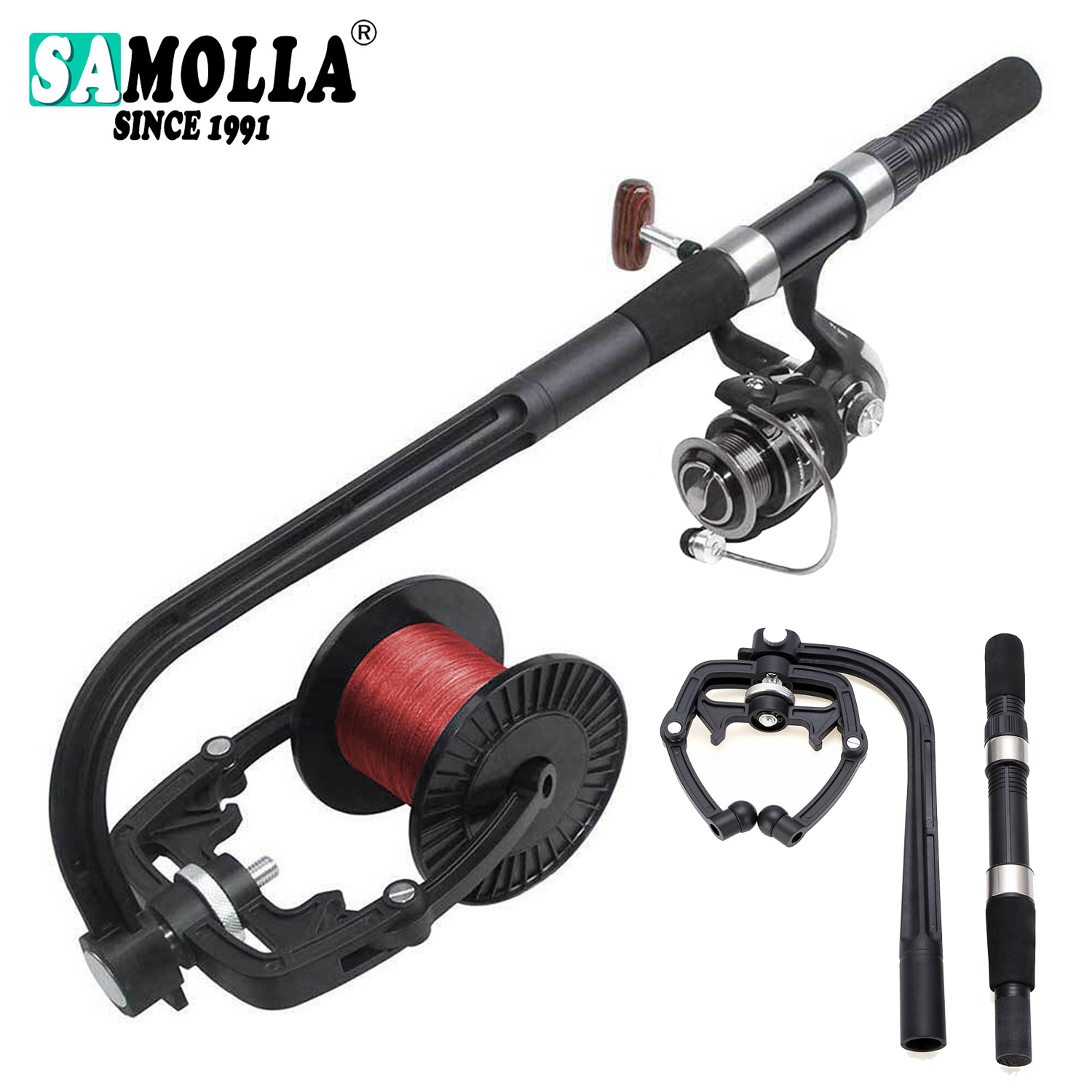 Spinning Reel - Spooler senar pancing portabel, penggulung senar