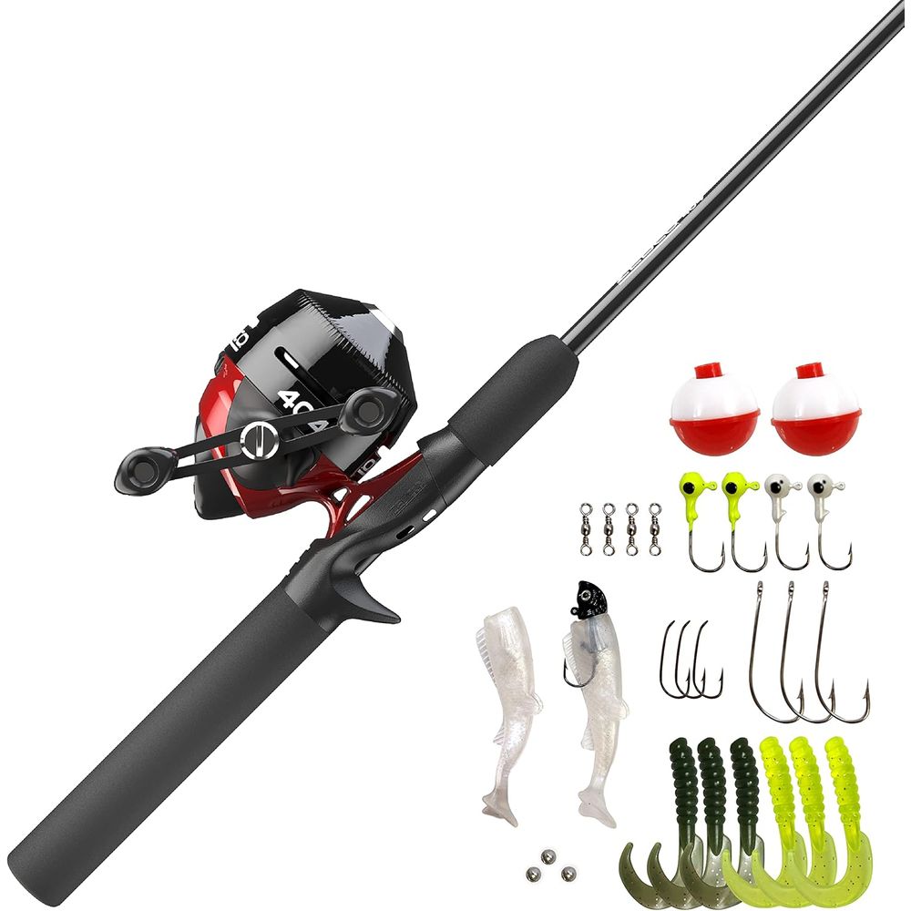 Spincast Reel - 5'6 Combo Joran Fiberglass Spincast Dua