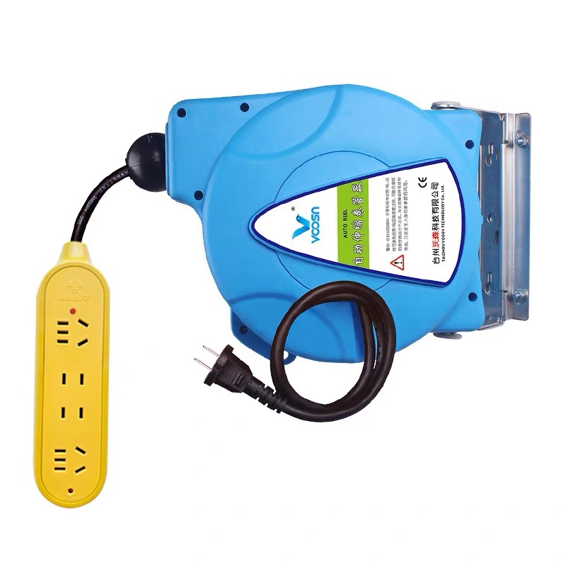 Electric Reel - 10M 15M 5000W gulungan kabel daya