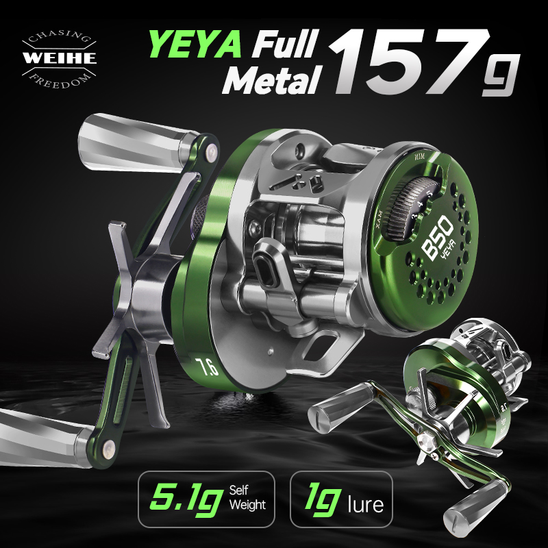 WEIHE 1pcs 156g Reel Pancing T - Trolling Reel ulasan dan harga
